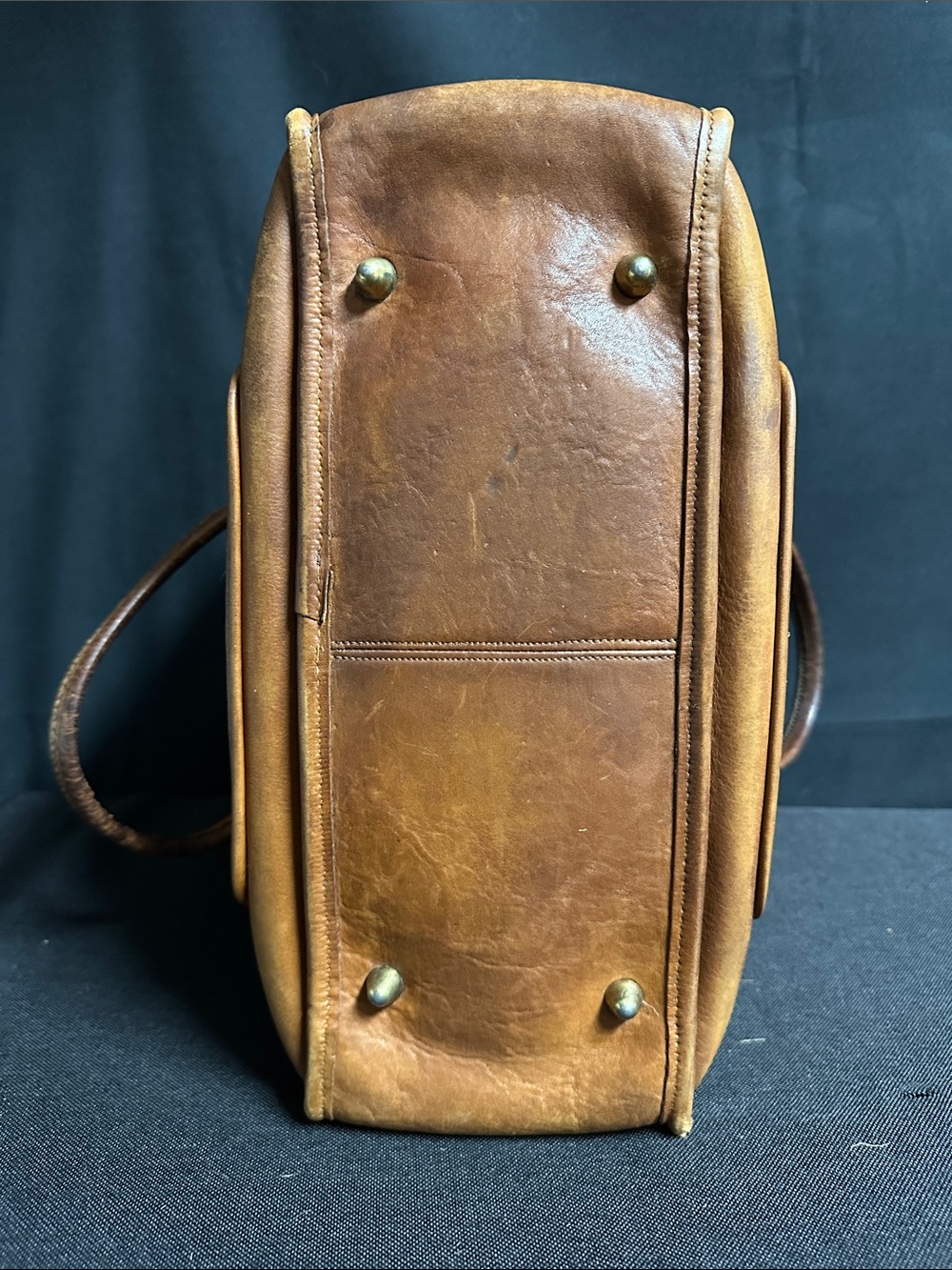 ๐ Rare 60โs Bonnie Cashin Coach Safari-style satchel/carryall British Tan - Picture 14 of 17